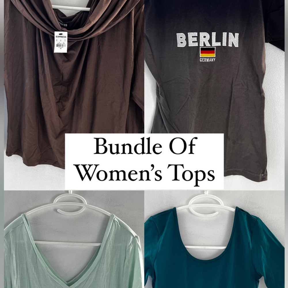 Bundle Women’s Tops Express Forever 21 Extra Small, Medium, Small NWT NWOT